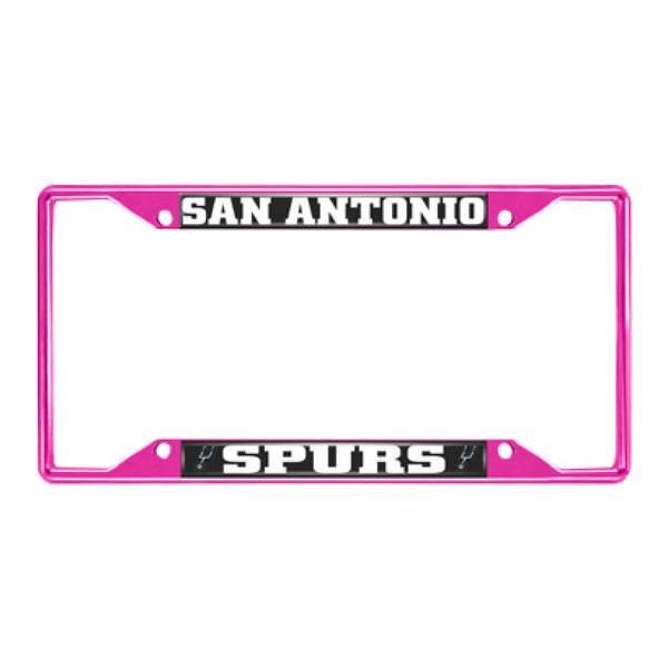 NBA - San Antonio Spurs Pink License Plate Frame