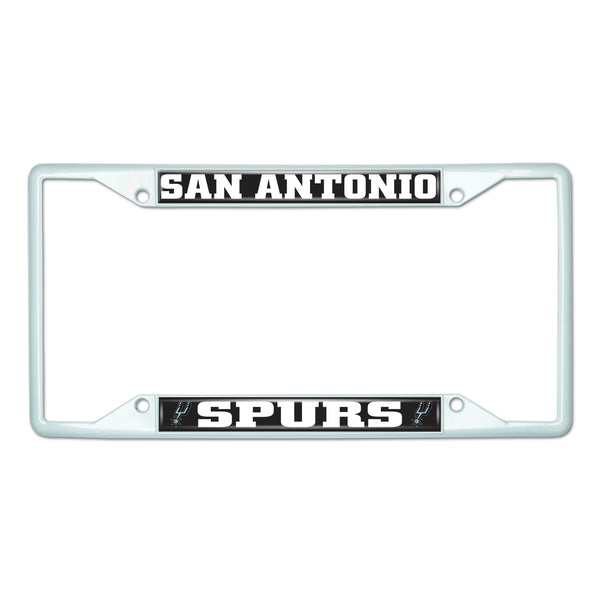 NBA - San Antonio Spurs White License Plate Frame