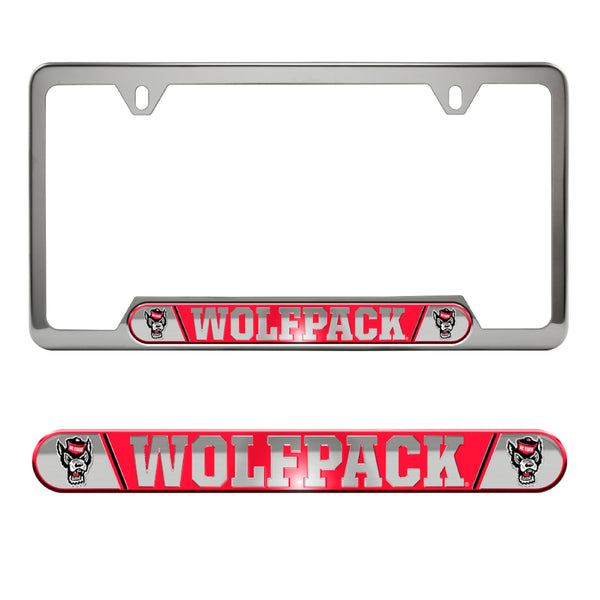 NC State University Embossed License Plate Frame