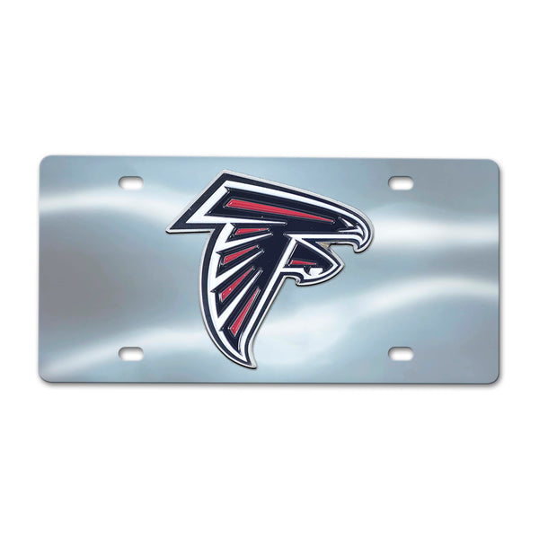 NFL - Atlanta Falcons Chrome Diecast License Plate