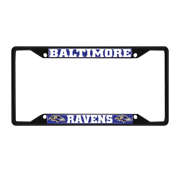 NFL - Baltimore Ravens Black License Plate Frame