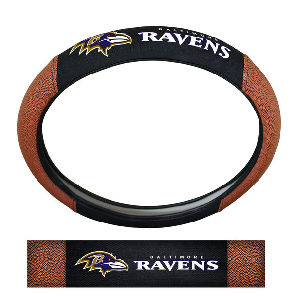 NFL - Baltimore Ravens Sports Grip Steering Wheel Cover