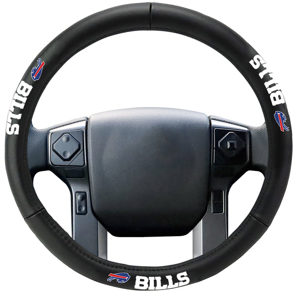 NFL - BUFFALO BILLS Genuine Leather Steering Cover