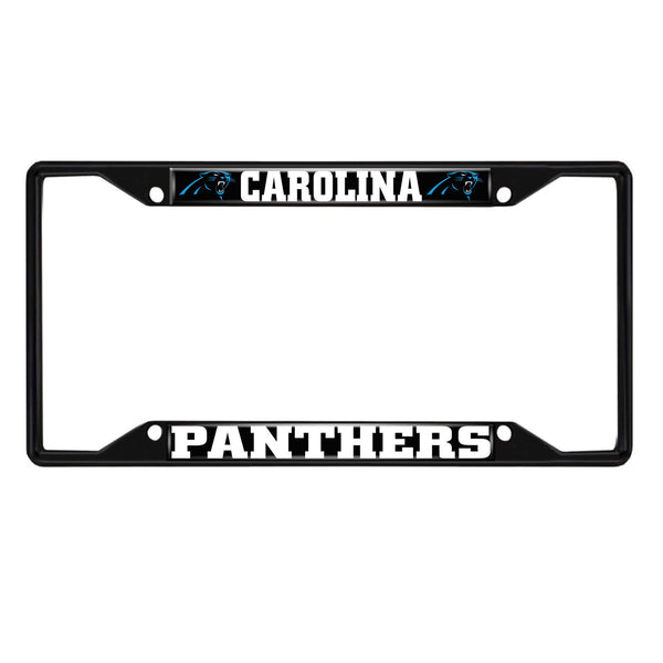 NFL - Carolina Panthers Black License Plate Frame