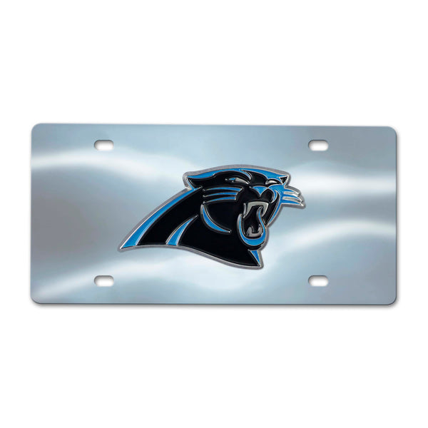 NFL - Carolina Panthers Chrome Diecast License Plate