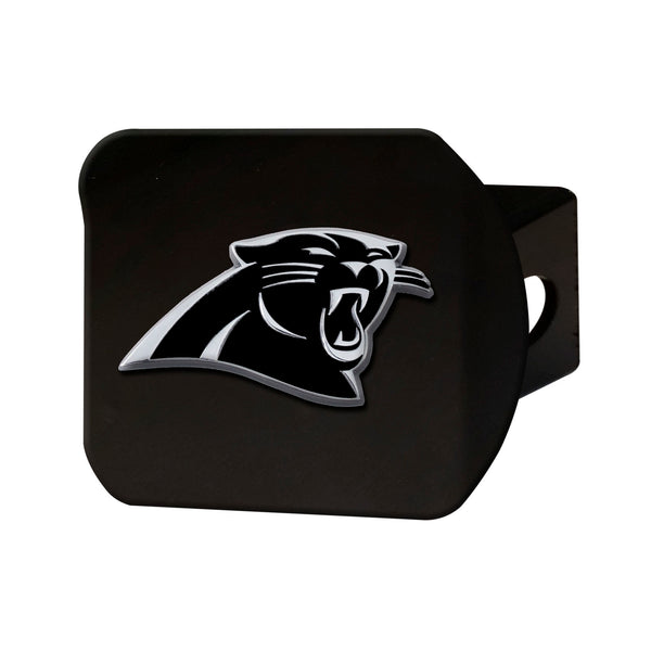 NFL - Carolina Panthers Chrome on Black Hitch Cover
