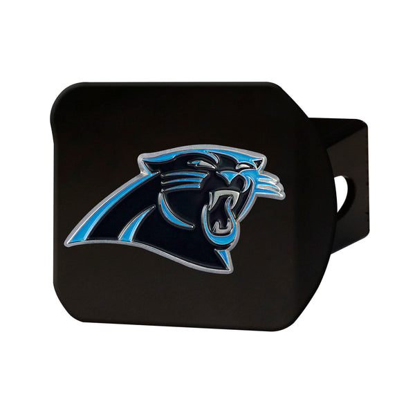 NFL - Carolina Panthers Color on Black Hitch Cover