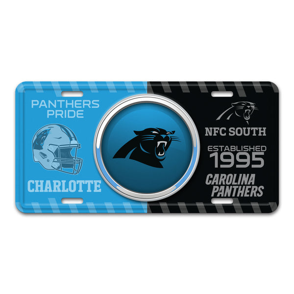 NFL - Carolina Panthers Embossed Metal License Plate