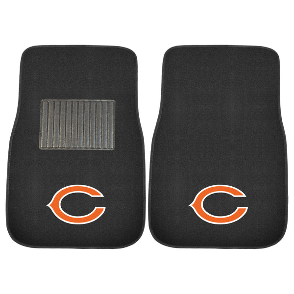 NFL - Chicago Bears 2-pc Embroidered Car Mat Set