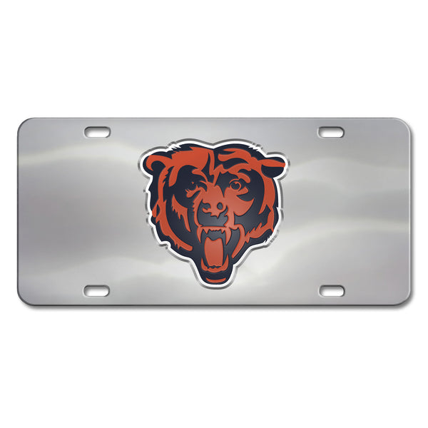 NFL - Chicago Bears Chrome Diecast License Plate