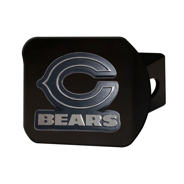 NFL - Chicago Bears Chrome on Black Hitch Cover
