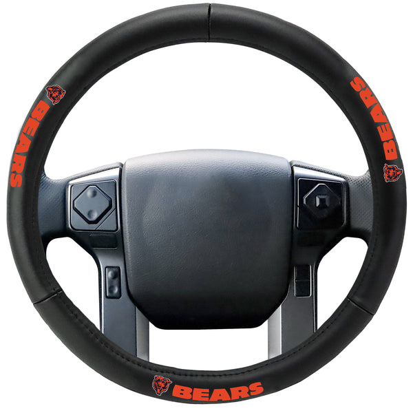 NFL - CHICAGO BEARS Genuine Leather Steering Cover