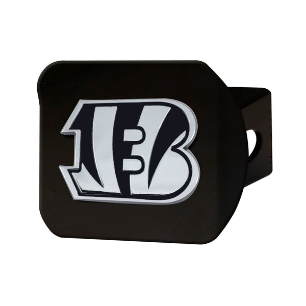 NFL - Cincinnati Bengals Chrome on Black Hitch Cover