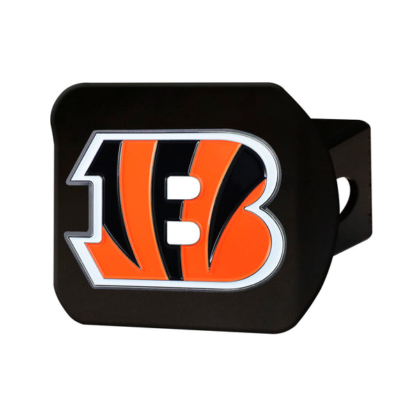 NFL - Cincinnati Bengals Color On Black Hitch Cover
