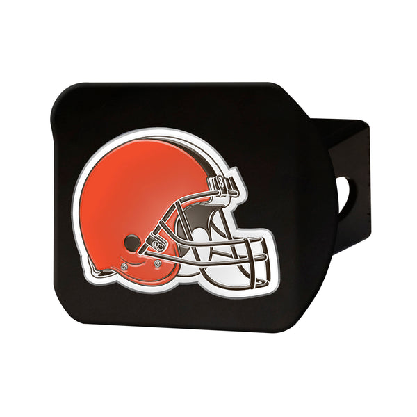 NFL - Cleveland Browns Color on Black Hitch Cover