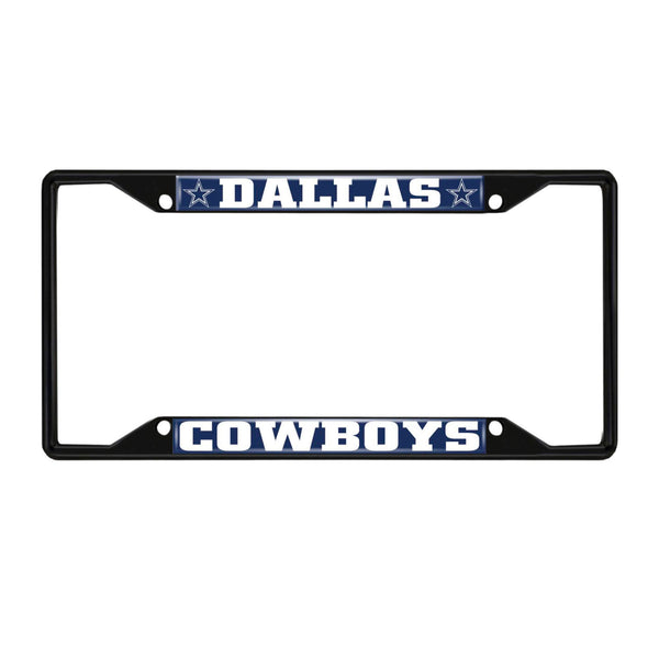NFL - Dallas Cowboys Black License Plate Frame