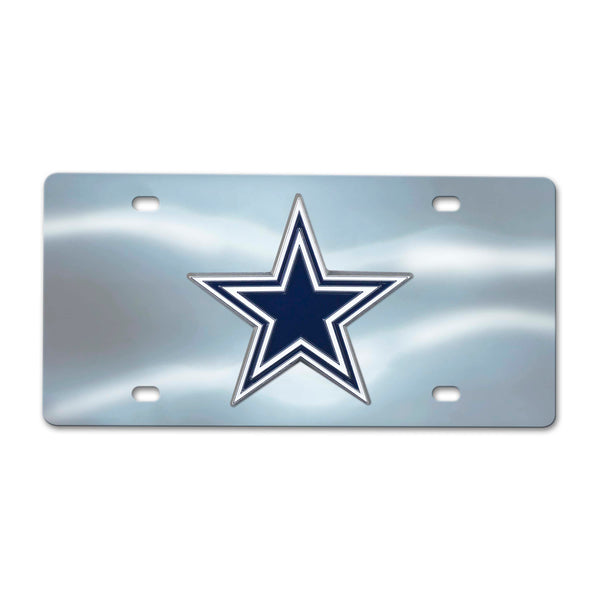 NFL - Dallas Cowboys Chrome Diecast License Plate