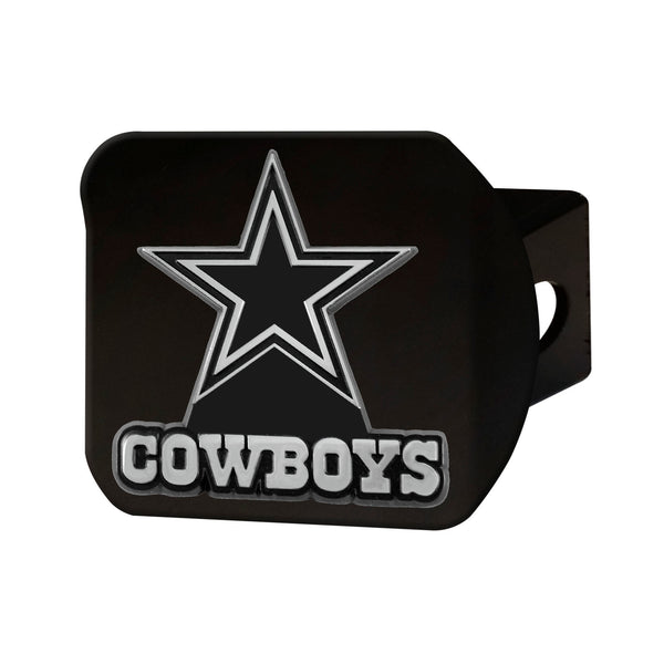 NFL - Dallas Cowboys Chrome on Black Hitch Cover