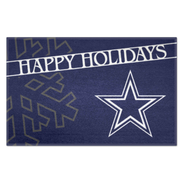 NFL - Dallas Cowboys Starter Mat - Happy Holidays