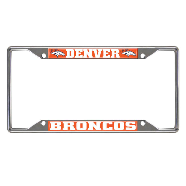 NFL - Denver Broncos Chrome License Plate Frame