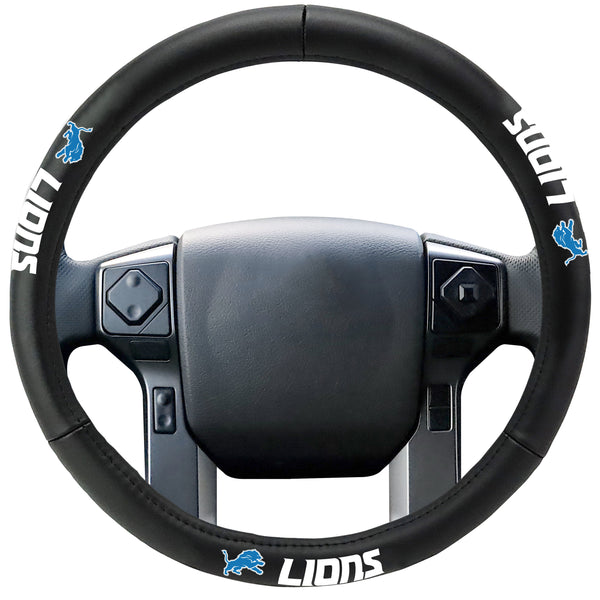 NFL - DETROIT LIONS Genuine Leather Steering Cover