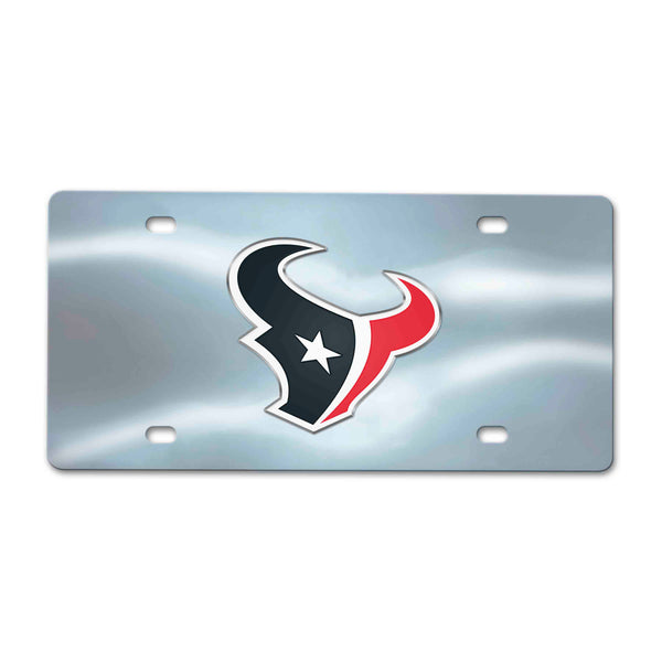 NFL - Houston Texans Chrome Diecast License Plate