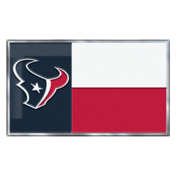 NFL - Houston Texans Embossed State Flag Emblem