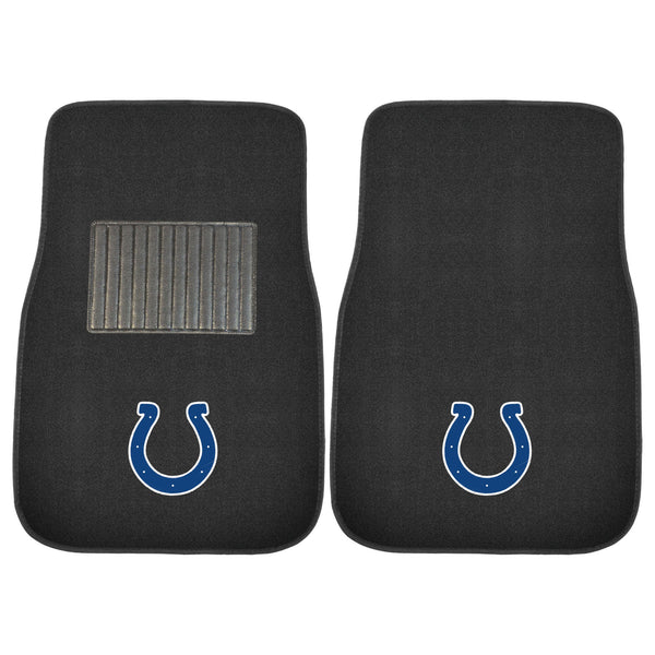 NFL - Indianapolis Colts 2-pc Embroidered Car Mat Set