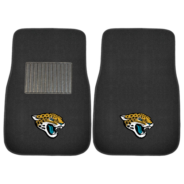 NFL - Jacksonville Jaguars 2-pc Embroidered Car Mat Set