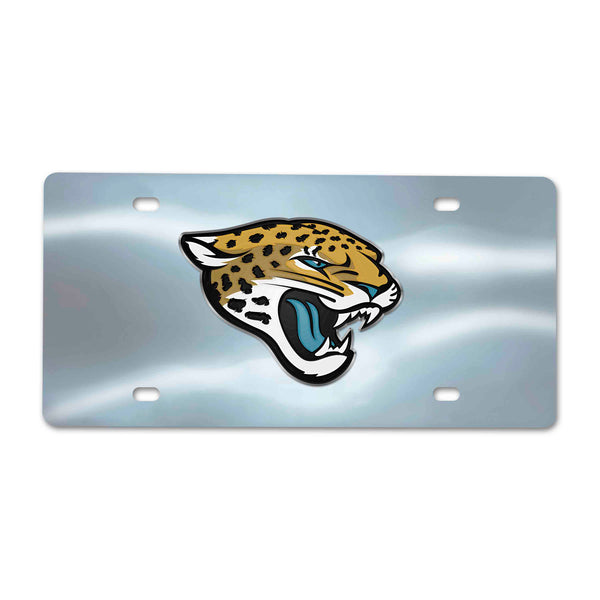 NFL - Jacksonville Jaguars Chrome Diecast License Plate