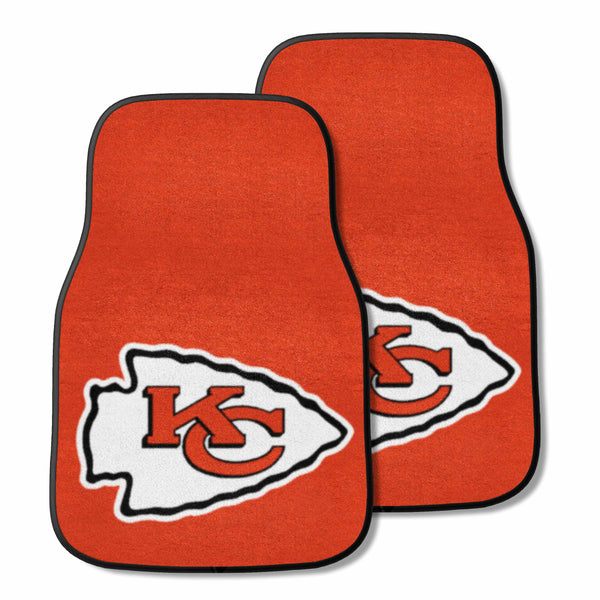 NFL - Kansas City Chiefs 2-pc Carpet Car Mat Set