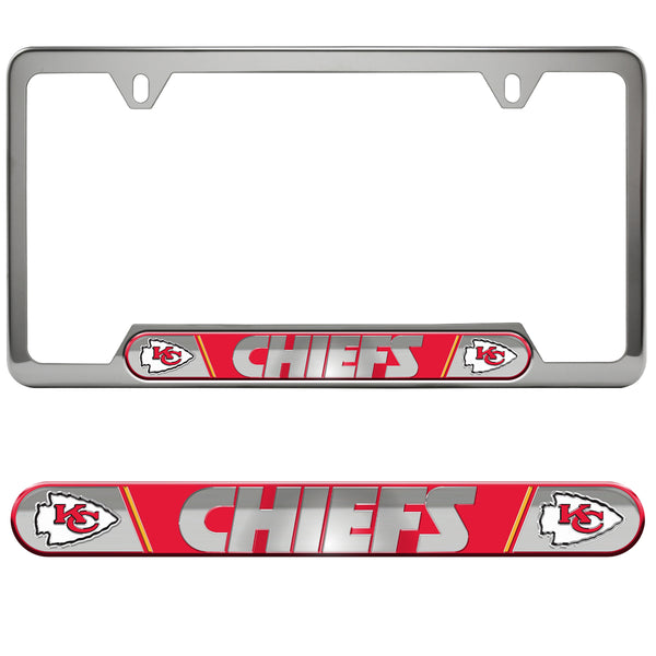 NFL - Kansas City Chiefs Embossed License Plate Frame