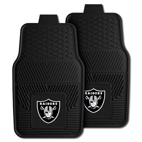 NFL - Las Vegas Raiders 2-pc Vinyl Car Mat Set