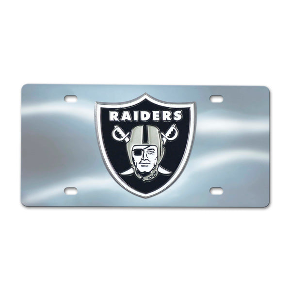 NFL - Las Vegas Raiders Chrome Diecast License Plate
