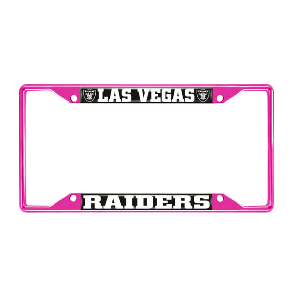 NFL - Las Vegas Raiders-Pink License Plate Frame