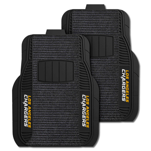 NFL - Los Angeles Chargers 2-pc Deluxe Car Mat Set