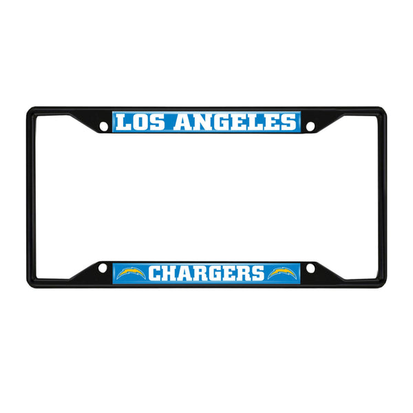 NFL - Los Angeles Chargers Black License Plate Frame