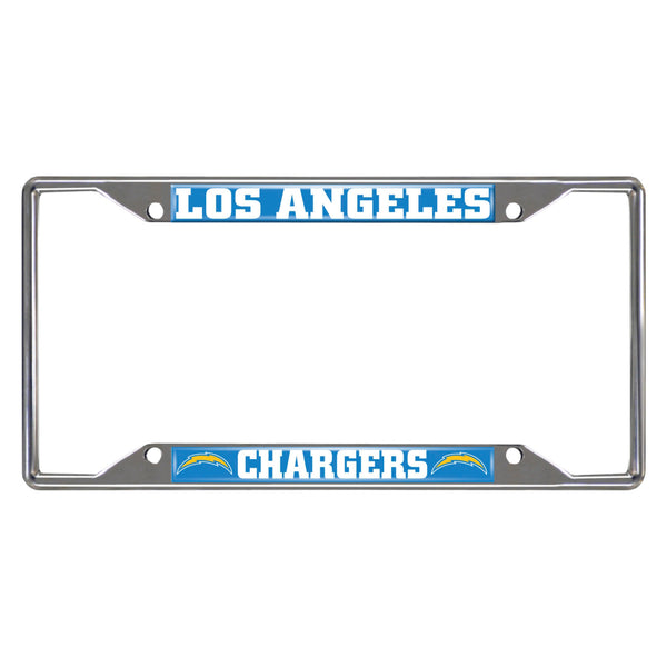 NFL - Los Angeles Chargers Chrome License Plate Frame