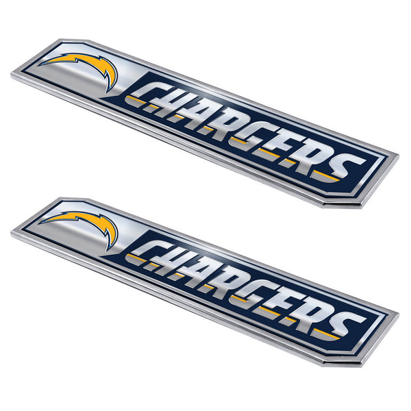 NFL - Los Angeles Chargers Embossed Truck Emblem 2-pk