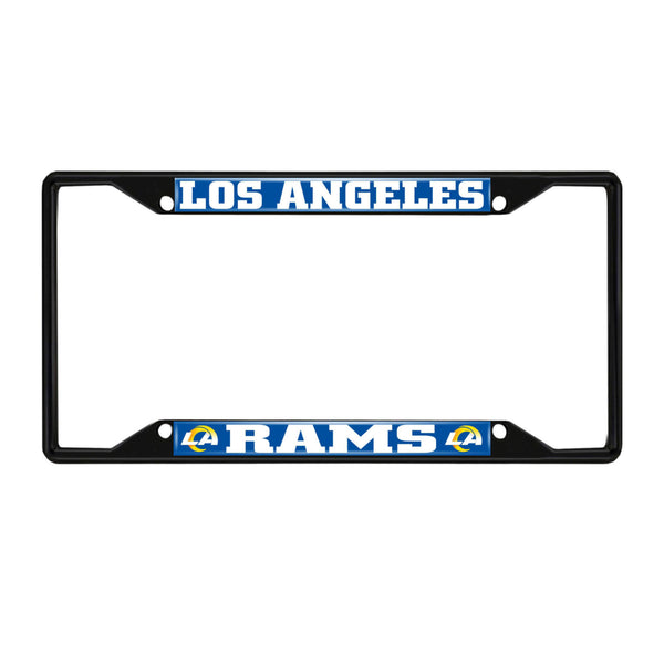 NFL - Los Angeles Rams Black License Plate Frame