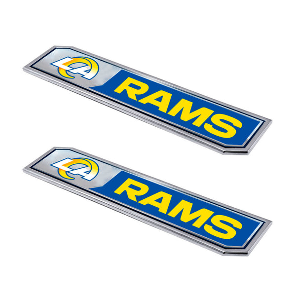 NFL - Los Angeles Rams Embossed Truck Emblem 2-pk