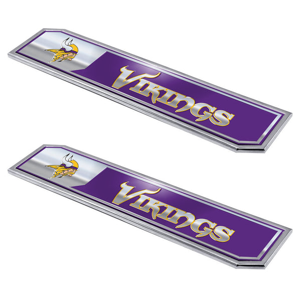 NFL - Minnesota Vikings Embossed Truck Emblem 2-pk