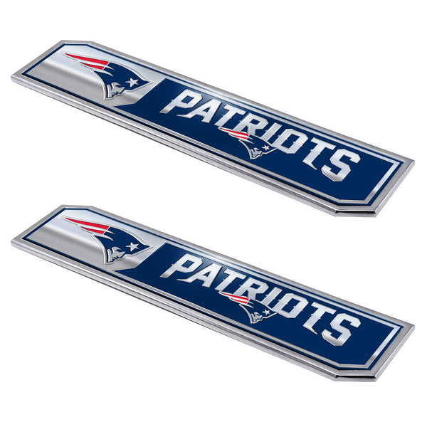 NFL - New England Patriots Embossed Truck Emblem 2-pk