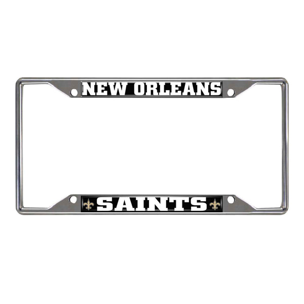 NFL - New Orleans Saints Chrome License Plate Frame
