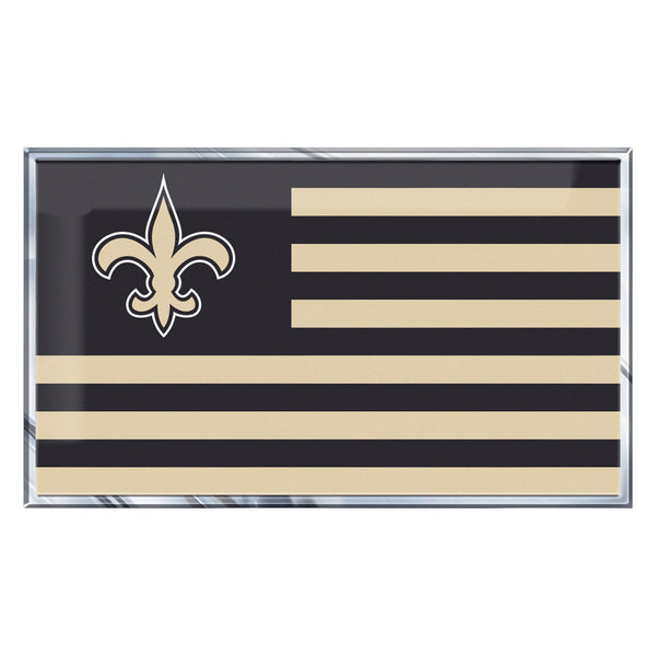 NFL - New Orleans Saints Embossed State Flag Emblem