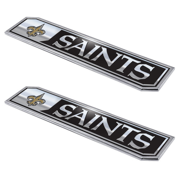 NFL - New Orleans Saints Embossed Truck Emblem 2-pk