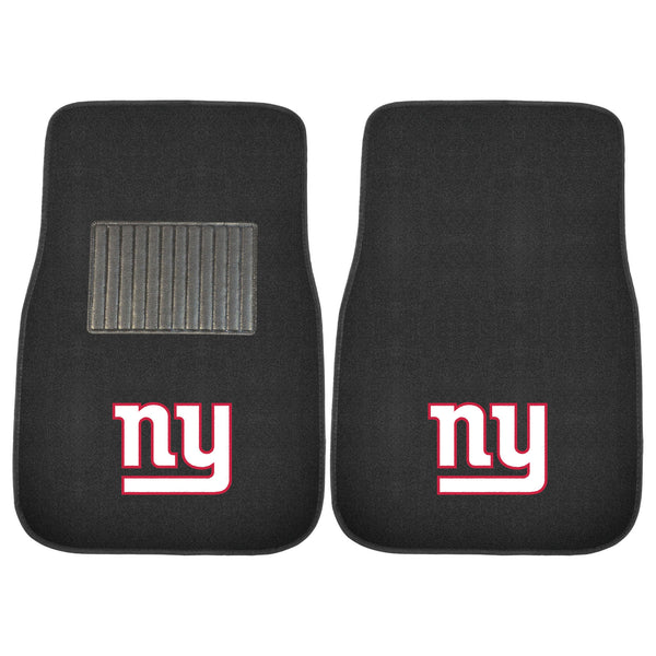 NFL - New York Giants 2-pc Embroidered Car Mat Set