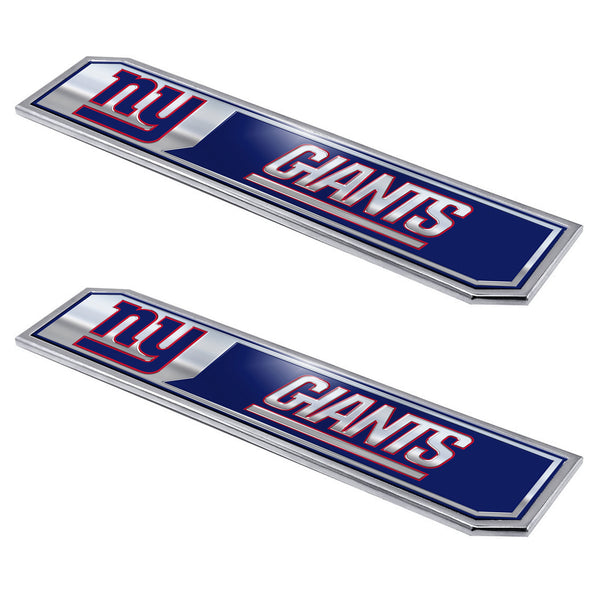 NFL - New York Giants Embossed Truck Emblem 2-pk