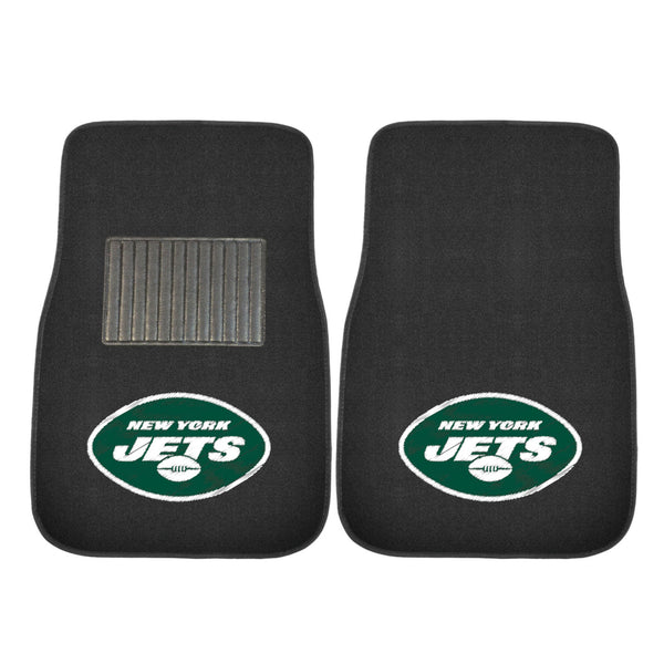 NFL - New York Jets 2-pc Embroidered Car Mat Set