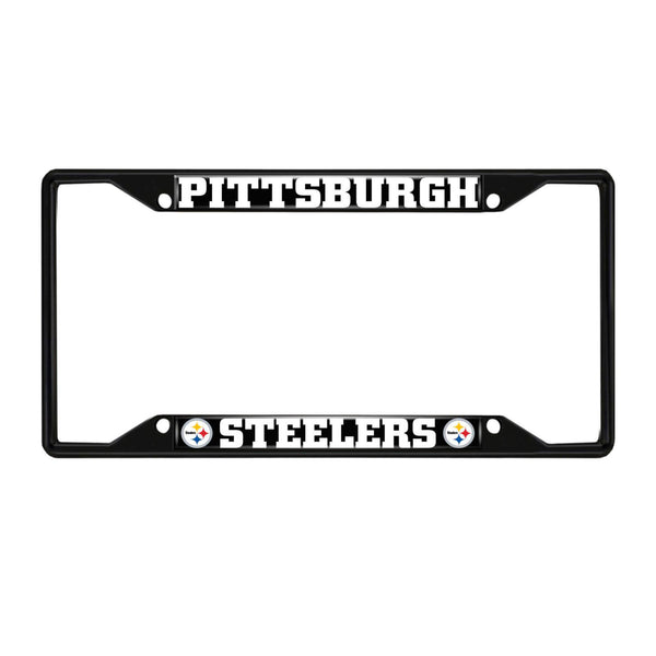 NFL - Pittsburgh Steelers Black License Plate Frame